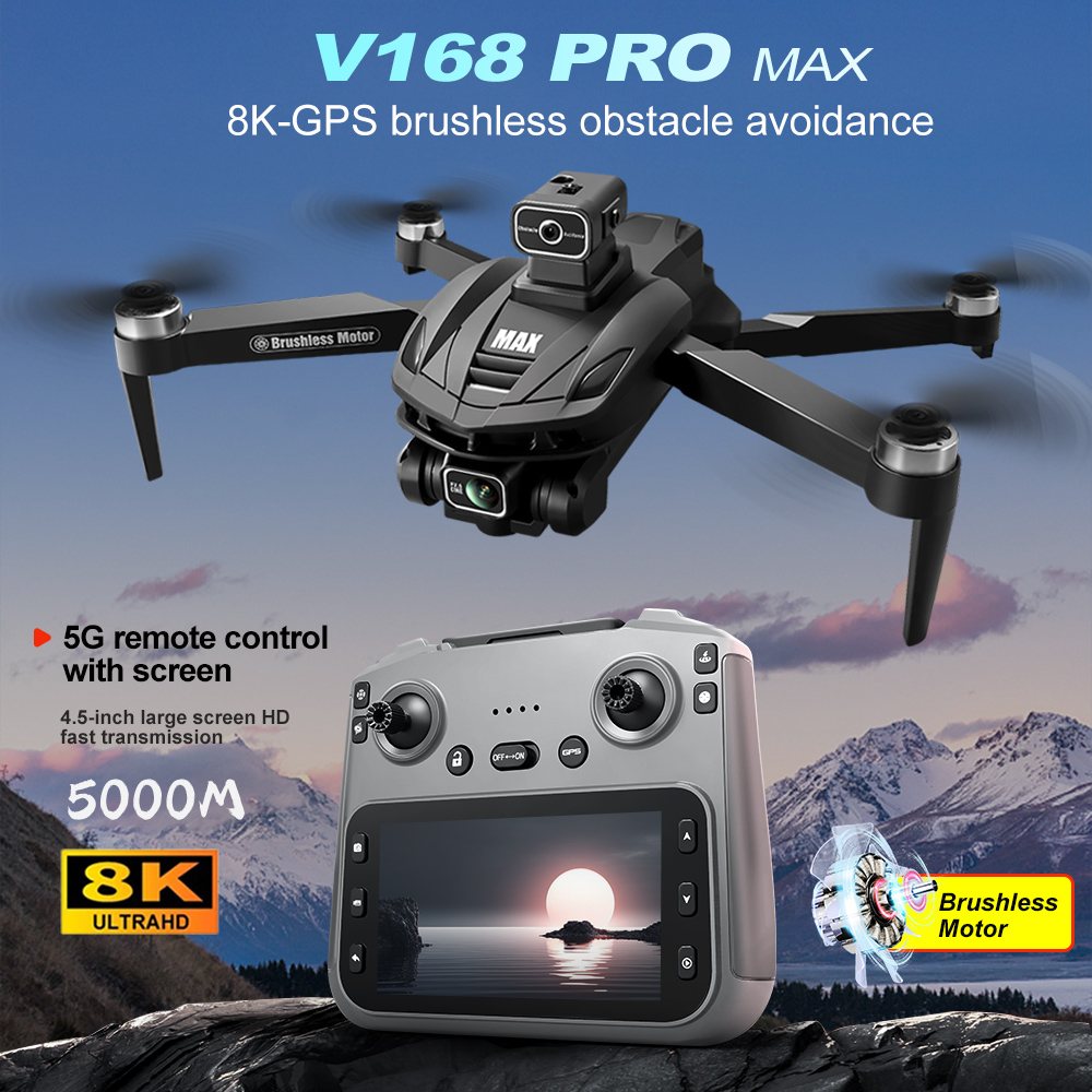 V168 PRO Max GPS Drohne 8K Pro – Drone Kit Professional Bewertung und Preis